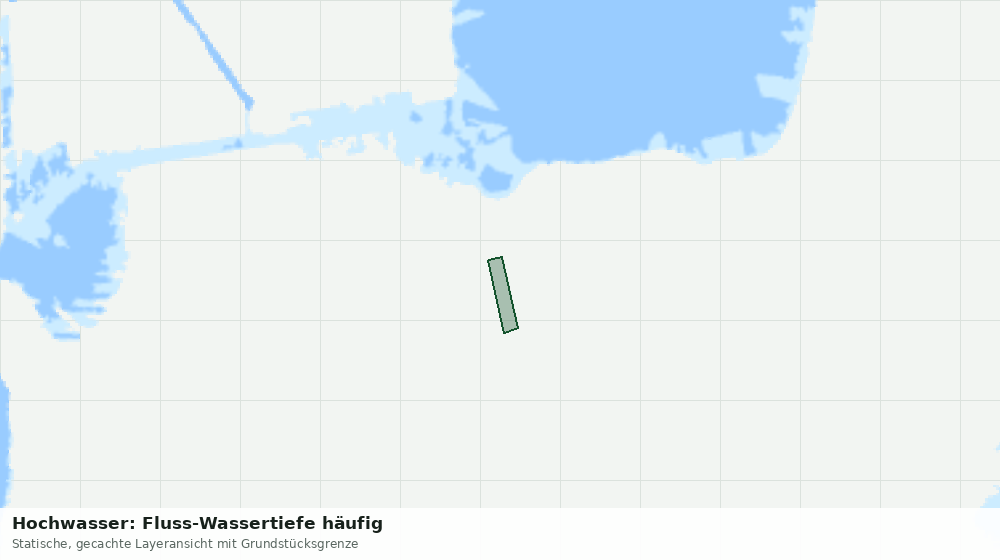 Statische Kartenansicht: Hochwasser: Fluss-Wassertiefe häufig