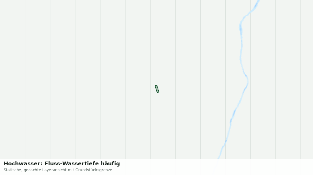 Statische Kartenansicht: Hochwasser: Fluss-Wassertiefe häufig