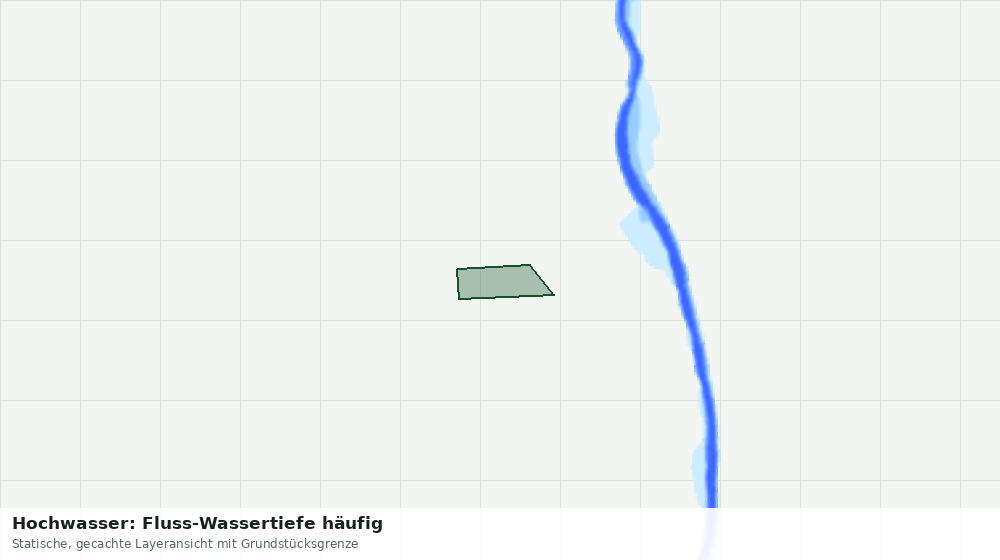 Statische Kartenansicht: Hochwasser: Fluss-Wassertiefe häufig