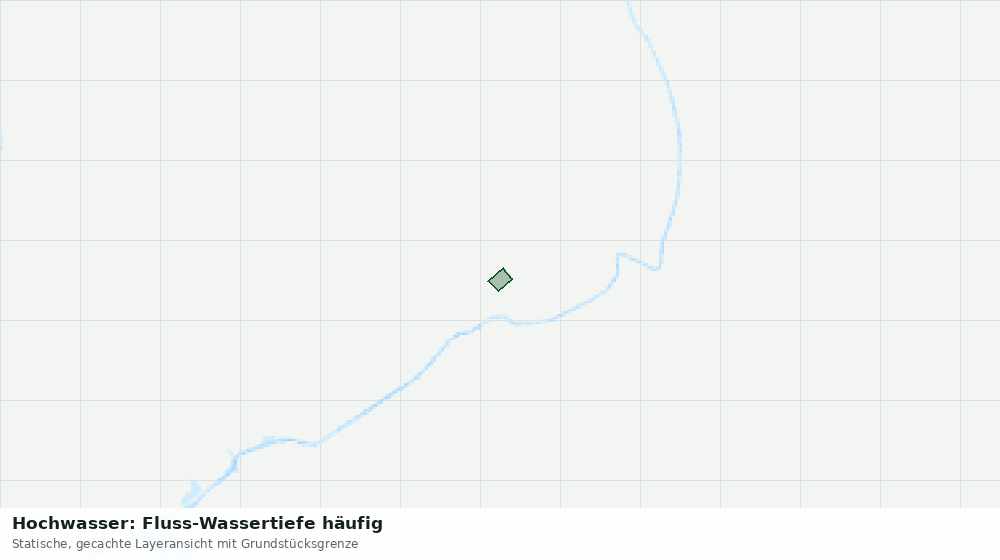 Statische Kartenansicht: Hochwasser: Fluss-Wassertiefe häufig