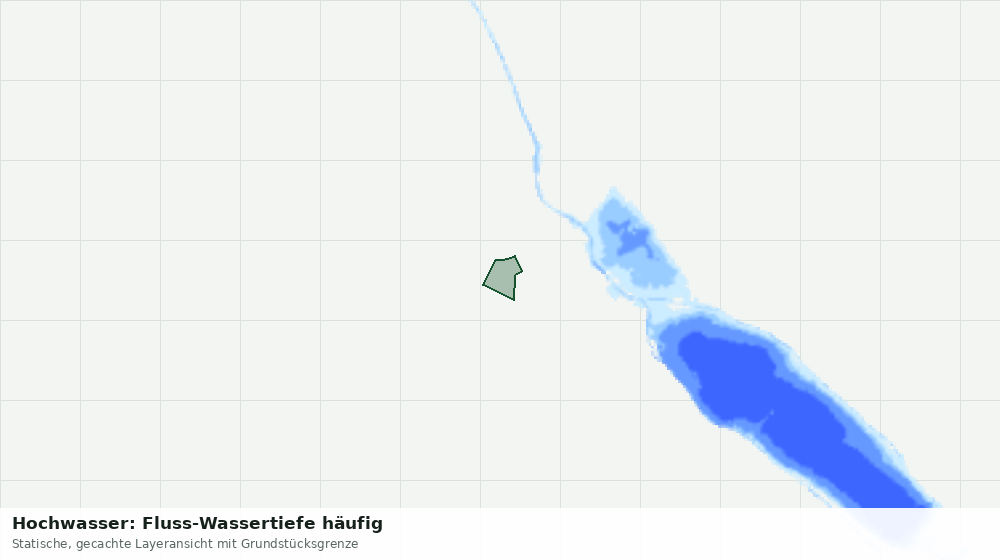 Statische Kartenansicht: Hochwasser: Fluss-Wassertiefe häufig