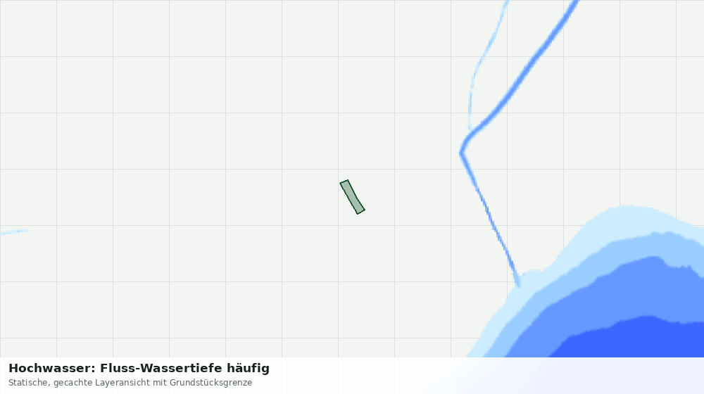 Statische Kartenansicht: Hochwasser: Fluss-Wassertiefe häufig