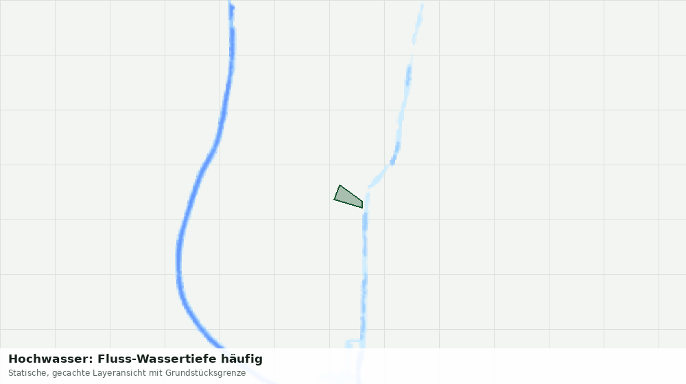 Statische Kartenansicht: Hochwasser: Fluss-Wassertiefe häufig