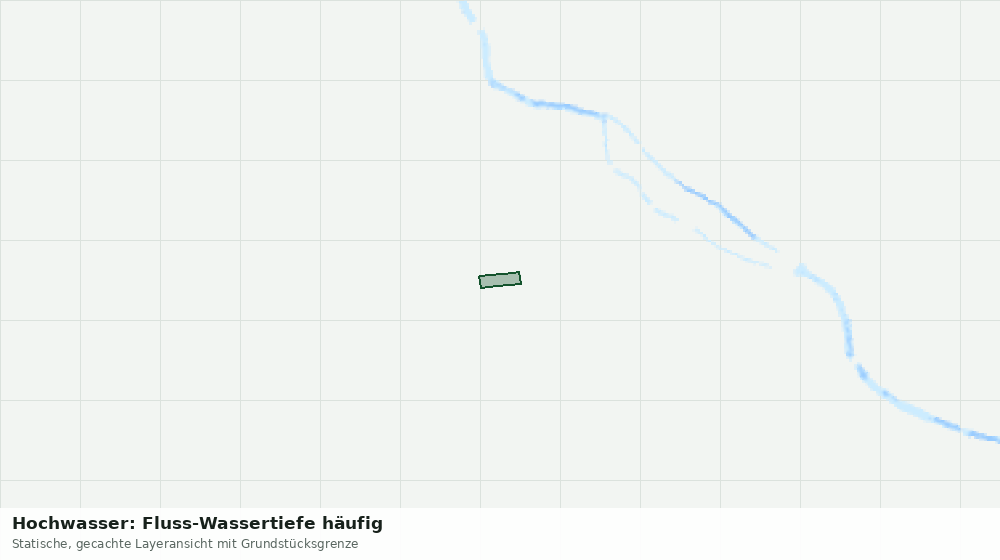 Statische Kartenansicht: Hochwasser: Fluss-Wassertiefe häufig