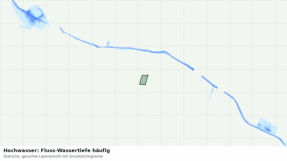 Statische Kartenansicht: Hochwasser: Fluss-Wassertiefe häufig