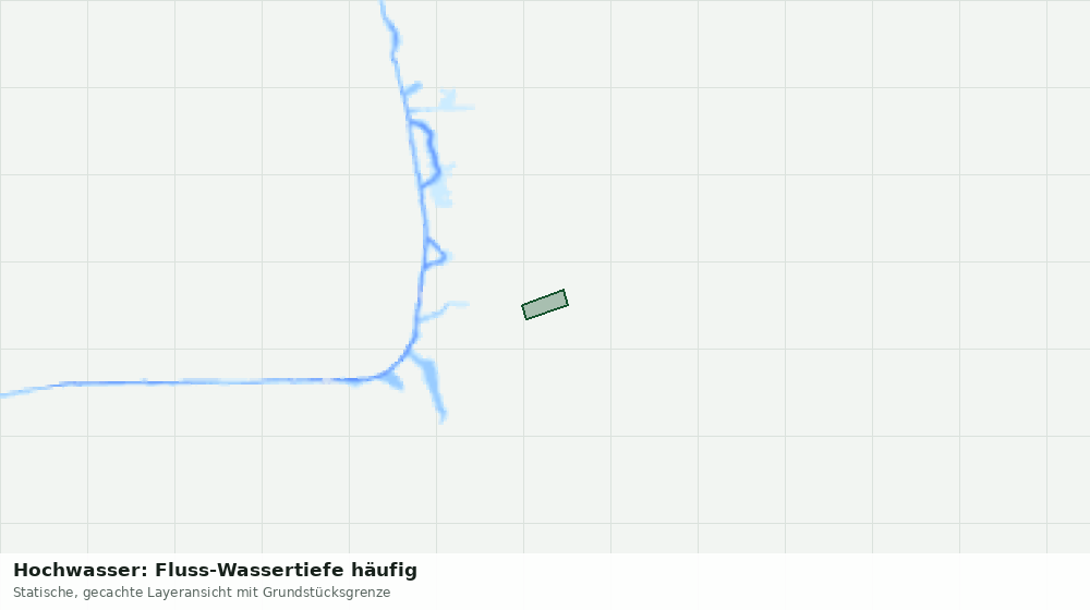 Statische Kartenansicht: Hochwasser: Fluss-Wassertiefe häufig