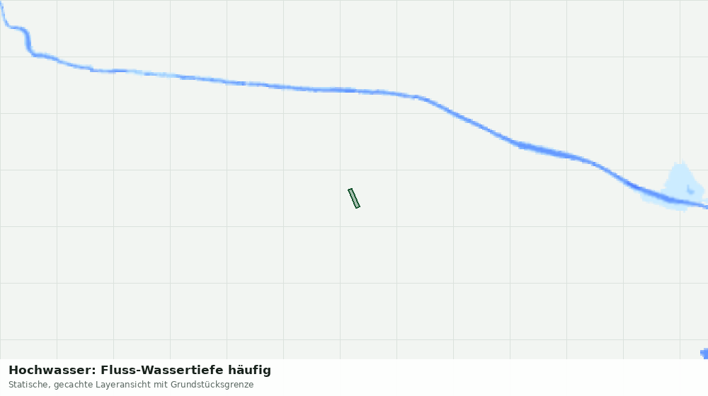 Statische Kartenansicht: Hochwasser: Fluss-Wassertiefe häufig
