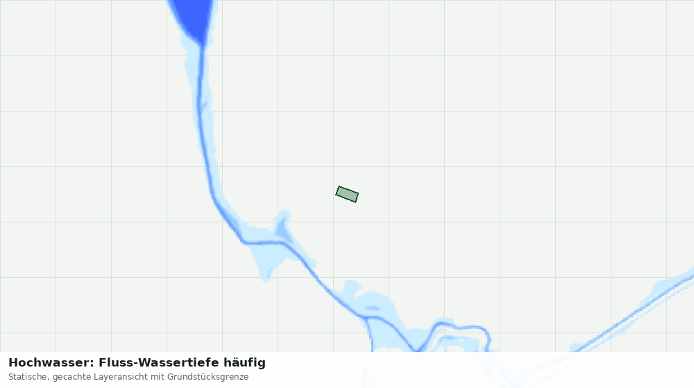 Statische Kartenansicht: Hochwasser: Fluss-Wassertiefe häufig