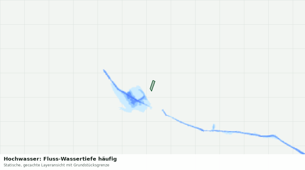 Statische Kartenansicht: Hochwasser: Fluss-Wassertiefe häufig