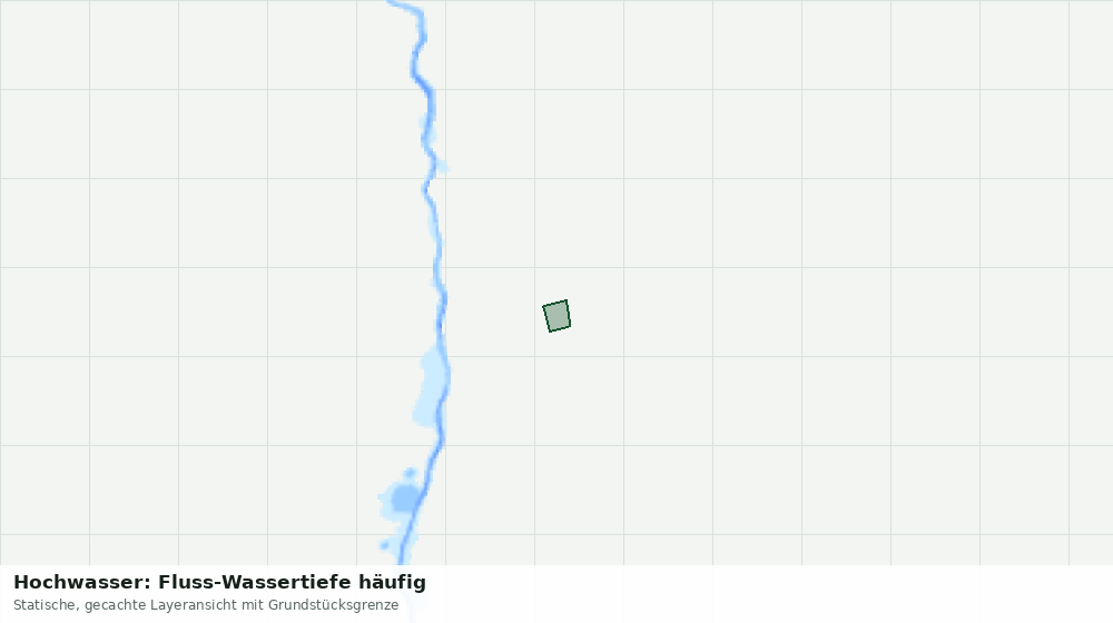 Statische Kartenansicht: Hochwasser: Fluss-Wassertiefe häufig