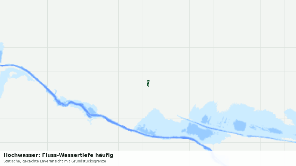 Statische Kartenansicht: Hochwasser: Fluss-Wassertiefe häufig