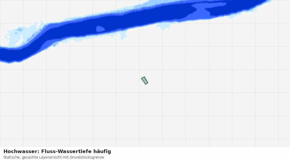 Statische Kartenansicht: Hochwasser: Fluss-Wassertiefe häufig