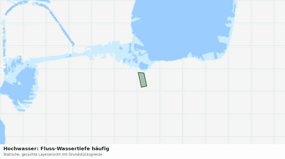 Statische Kartenansicht: Hochwasser: Fluss-Wassertiefe häufig