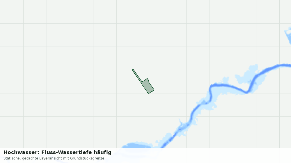 Statische Kartenansicht: Hochwasser: Fluss-Wassertiefe häufig