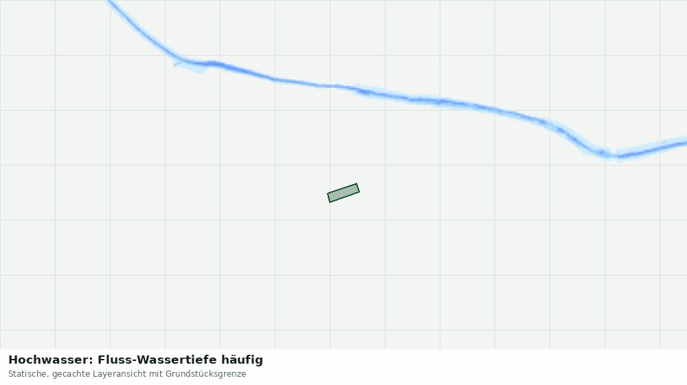 Statische Kartenansicht: Hochwasser: Fluss-Wassertiefe häufig