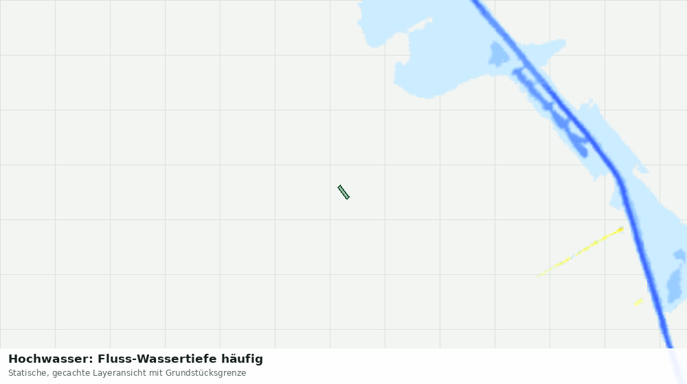 Statische Kartenansicht: Hochwasser: Fluss-Wassertiefe häufig