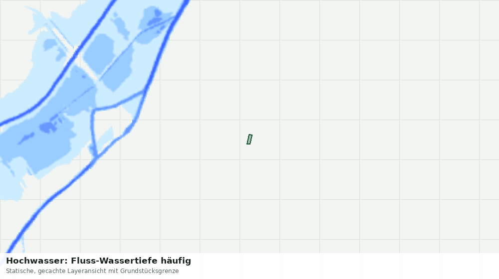 Statische Kartenansicht: Hochwasser: Fluss-Wassertiefe häufig