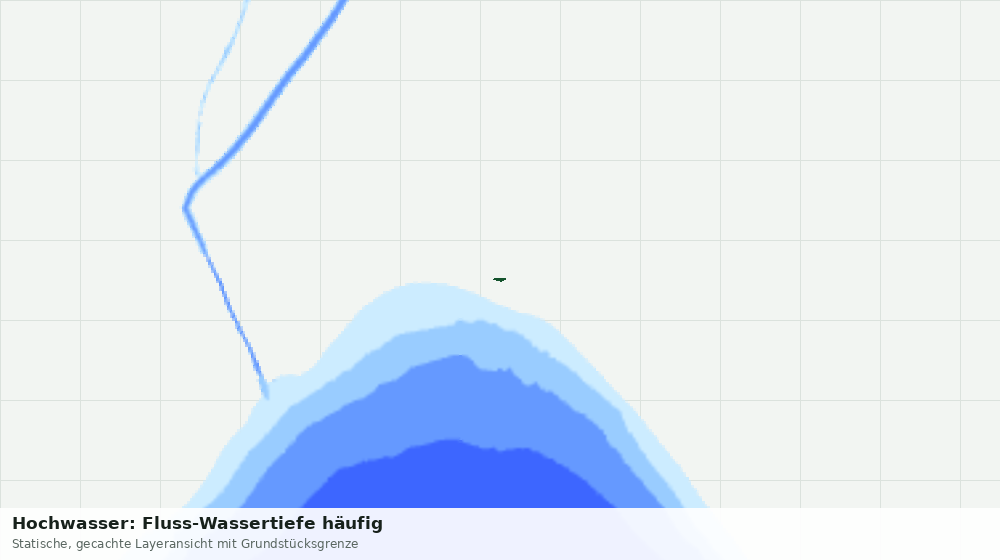 Statische Kartenansicht: Hochwasser: Fluss-Wassertiefe häufig