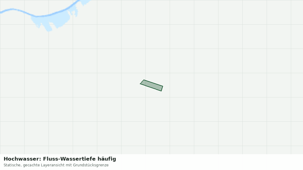 Statische Kartenansicht: Hochwasser: Fluss-Wassertiefe häufig