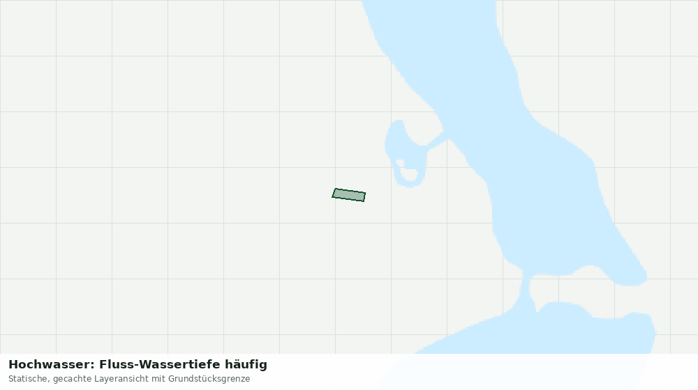 Statische Kartenansicht: Hochwasser: Fluss-Wassertiefe häufig
