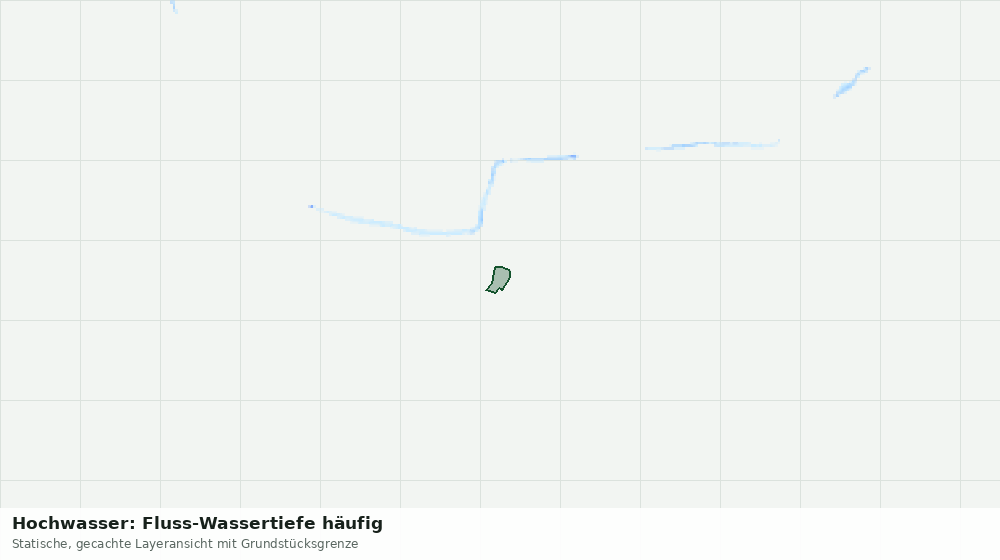 Statische Kartenansicht: Hochwasser: Fluss-Wassertiefe häufig