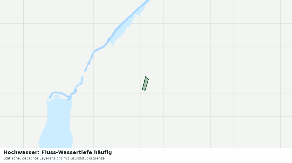 Statische Kartenansicht: Hochwasser: Fluss-Wassertiefe häufig