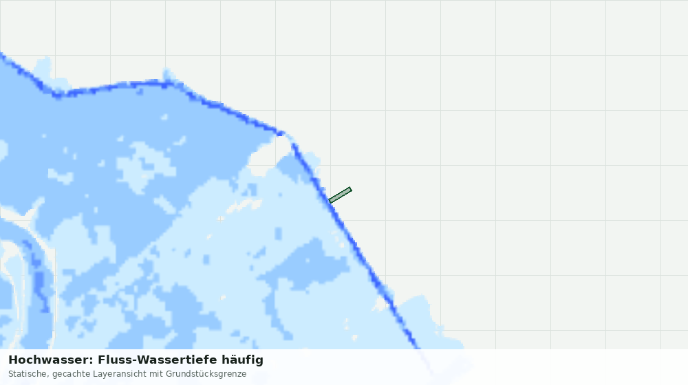 Statische Kartenansicht: Hochwasser: Fluss-Wassertiefe häufig