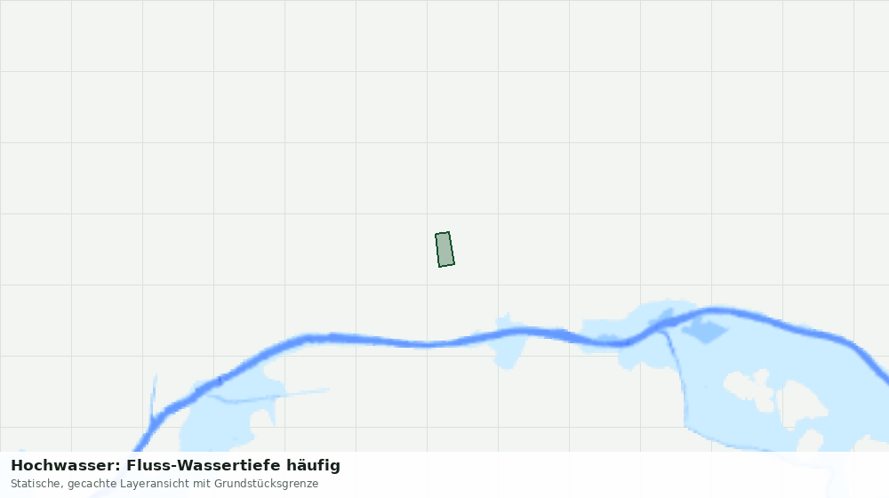 Statische Kartenansicht: Hochwasser: Fluss-Wassertiefe häufig