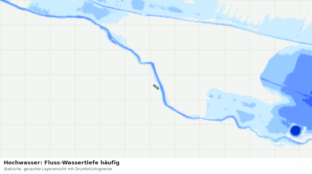 Statische Kartenansicht: Hochwasser: Fluss-Wassertiefe häufig