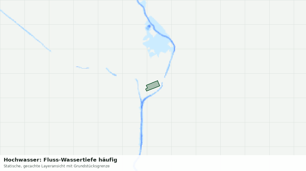 Statische Kartenansicht: Hochwasser: Fluss-Wassertiefe häufig