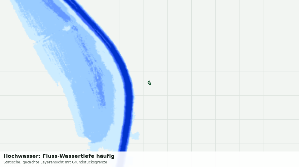Statische Kartenansicht: Hochwasser: Fluss-Wassertiefe häufig