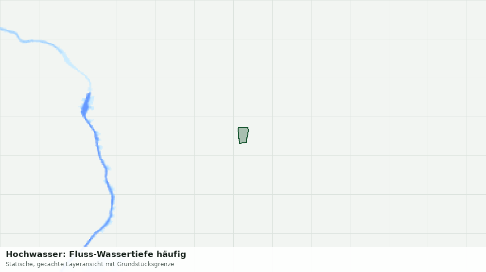 Statische Kartenansicht: Hochwasser: Fluss-Wassertiefe häufig