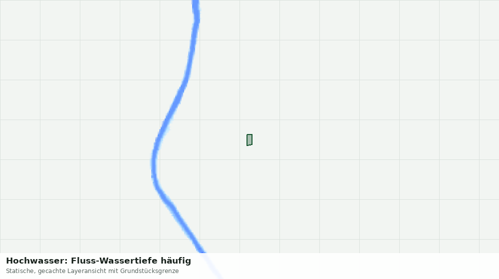 Statische Kartenansicht: Hochwasser: Fluss-Wassertiefe häufig