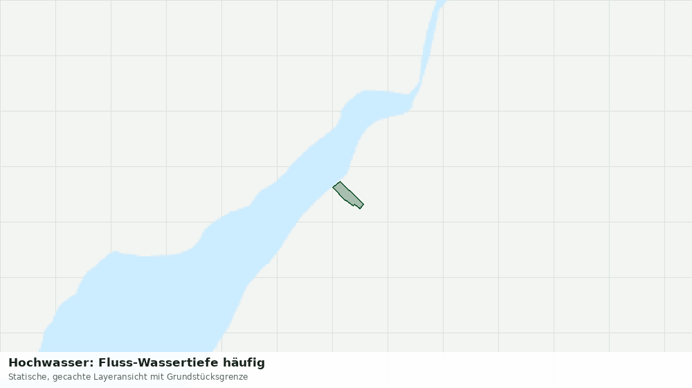 Statische Kartenansicht: Hochwasser: Fluss-Wassertiefe häufig