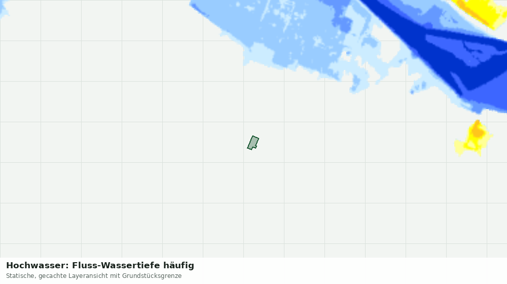 Statische Kartenansicht: Hochwasser: Fluss-Wassertiefe häufig