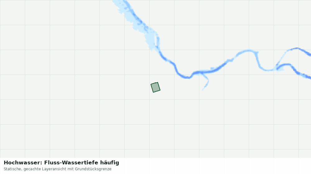 Statische Kartenansicht: Hochwasser: Fluss-Wassertiefe häufig