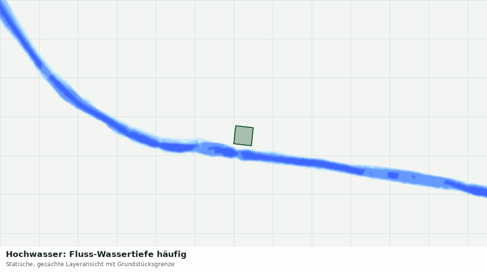 Statische Kartenansicht: Hochwasser: Fluss-Wassertiefe häufig