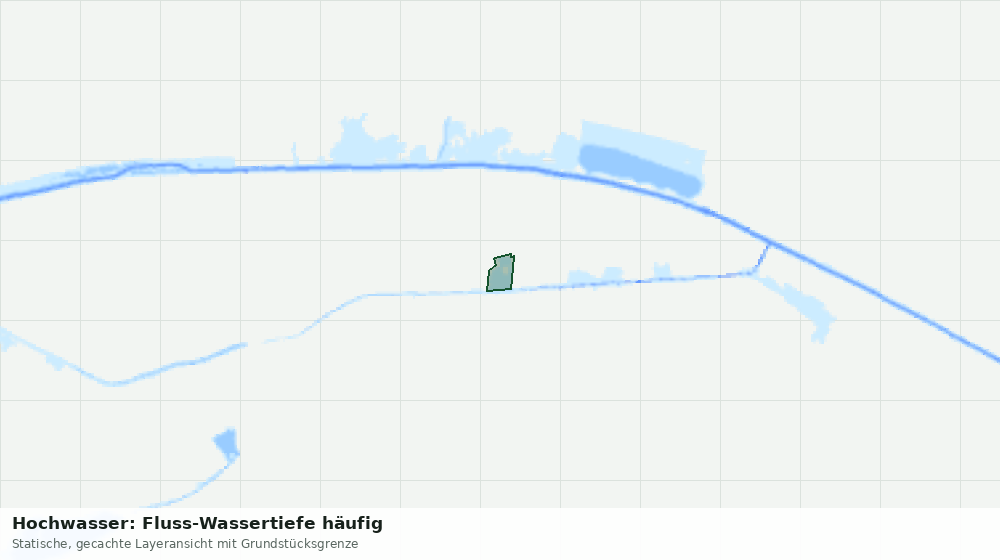 Statische Kartenansicht: Hochwasser: Fluss-Wassertiefe häufig