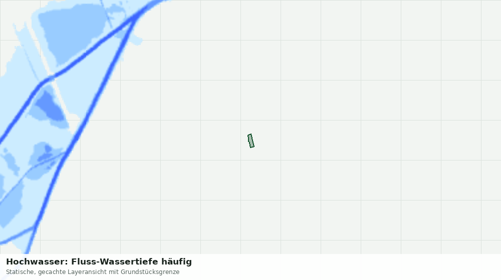Statische Kartenansicht: Hochwasser: Fluss-Wassertiefe häufig