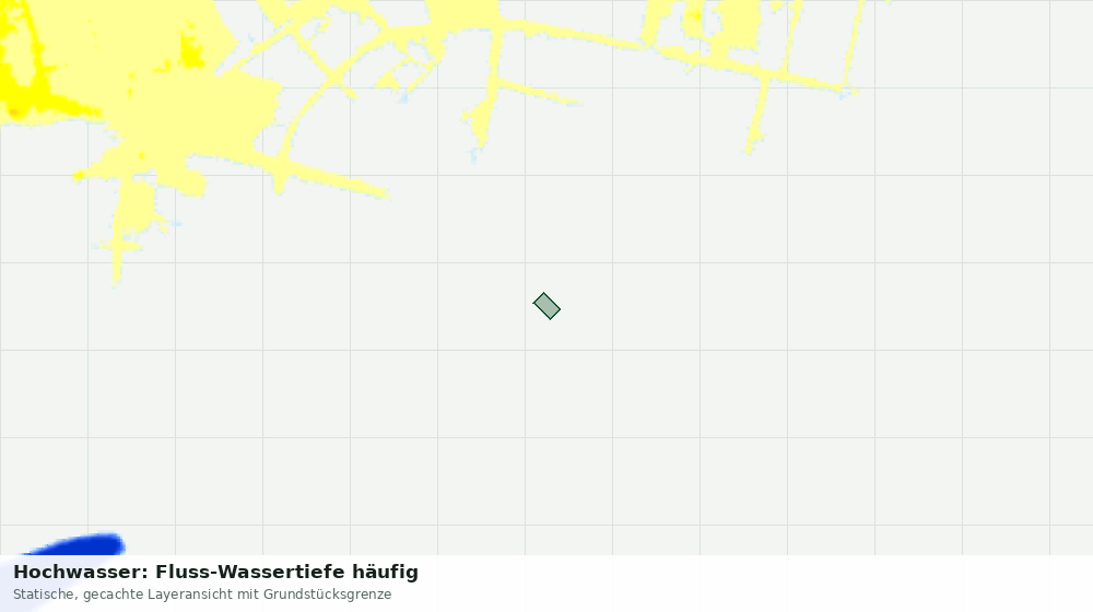 Statische Kartenansicht: Hochwasser: Fluss-Wassertiefe häufig