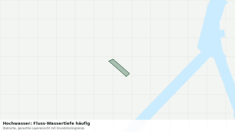 Statische Kartenansicht: Hochwasser: Fluss-Wassertiefe häufig