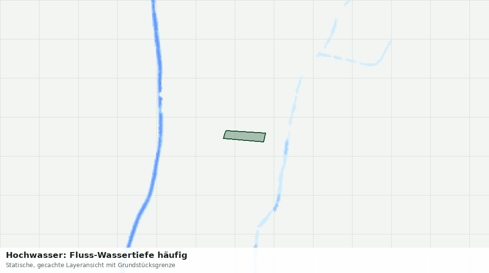 Statische Kartenansicht: Hochwasser: Fluss-Wassertiefe häufig