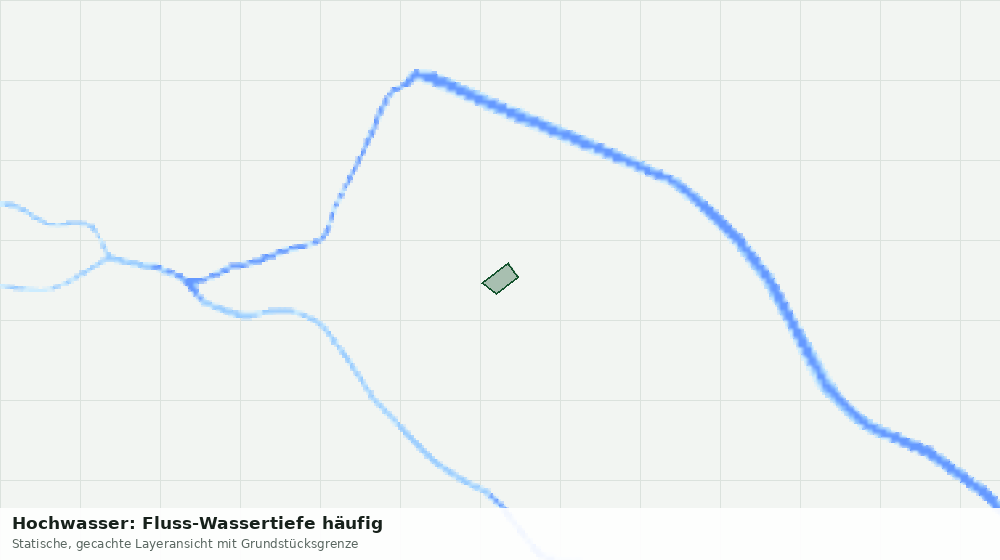 Statische Kartenansicht: Hochwasser: Fluss-Wassertiefe häufig
