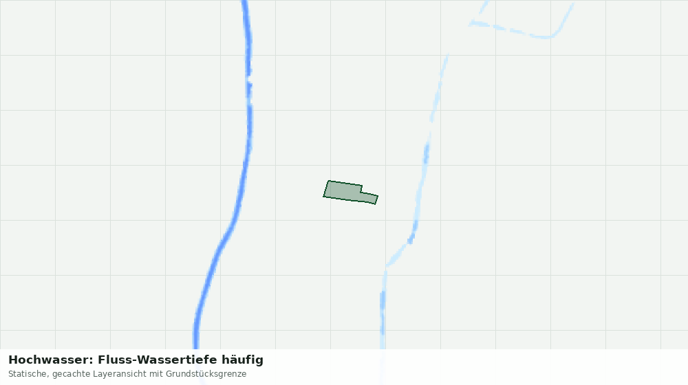 Statische Kartenansicht: Hochwasser: Fluss-Wassertiefe häufig