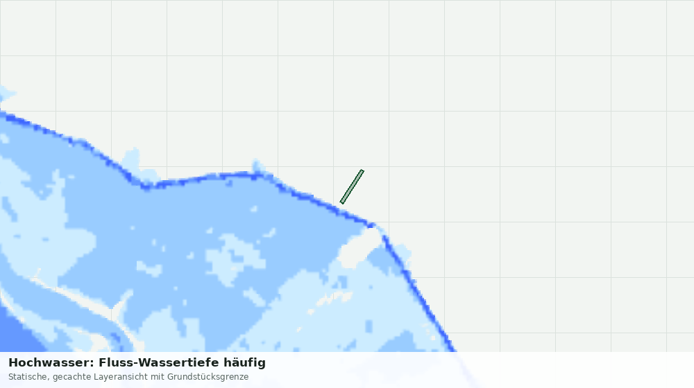 Statische Kartenansicht: Hochwasser: Fluss-Wassertiefe häufig