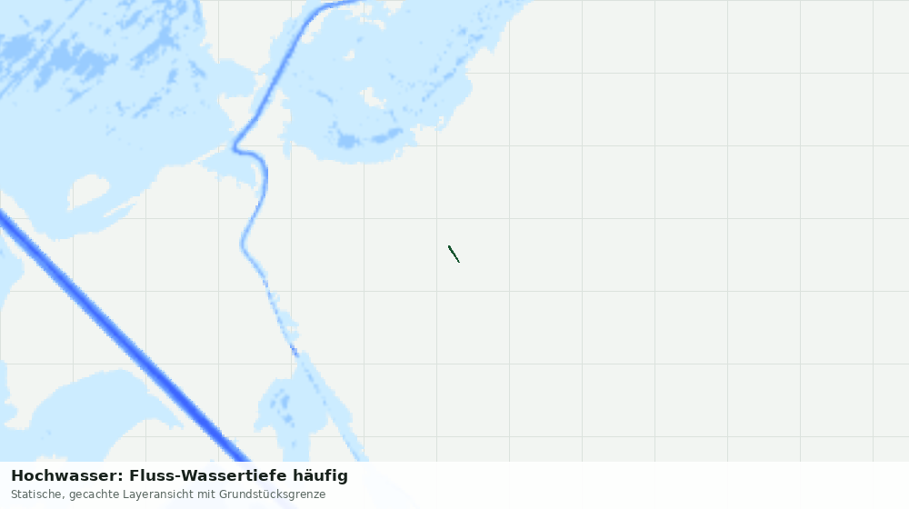 Statische Kartenansicht: Hochwasser: Fluss-Wassertiefe häufig