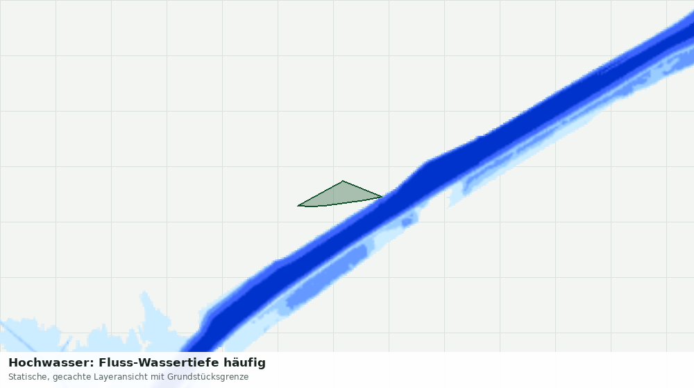 Statische Kartenansicht: Hochwasser: Fluss-Wassertiefe häufig