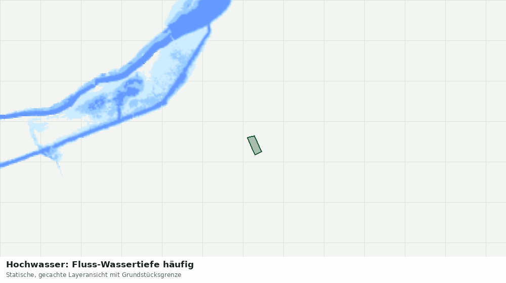 Statische Kartenansicht: Hochwasser: Fluss-Wassertiefe häufig