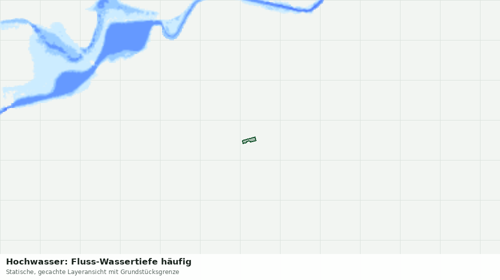 Statische Kartenansicht: Hochwasser: Fluss-Wassertiefe häufig