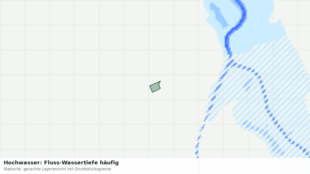 Statische Kartenansicht: Hochwasser: Fluss-Wassertiefe häufig